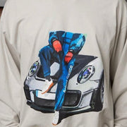 Screen printed sweatshirt