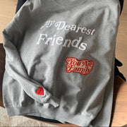 Wooven Patch and embroidered sweatshirt (sleeve)